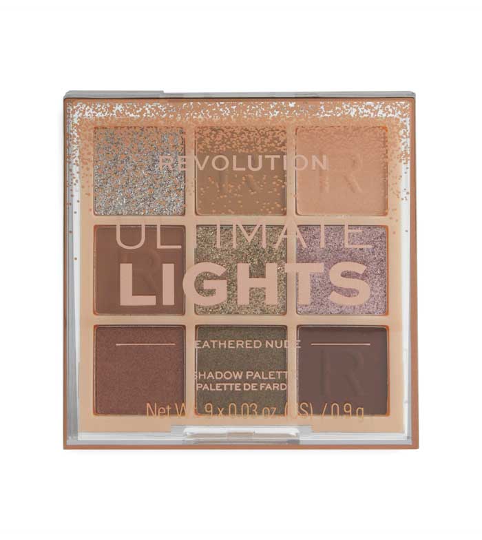 Makeup Revolution Тени для век Ultimate Light Feathered Nude г