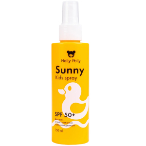 Holly Polly - Детский Спрей-Молочко солнцезащитный Sunny SPF 50+ водостойкий 3+150 мл