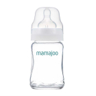 Бутылочка для кормления стеклянная антиколиковая 0+ Glass Feeding Bottle, 180 мл