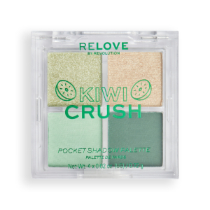 Relove by Revolution - Тени для век Pocket Palette Kiwi Crush2,9 г