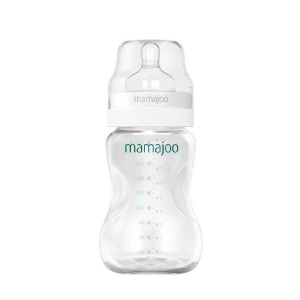 MAMAJOO - Бутылочка для кормления антиколиковая 6+ Silver Feeding Bottle, 250 мл