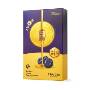 Frudia - Ночная маска для лица с черникой и медом Blueberry Honey Overnight Mask (20 саше*5 мл)