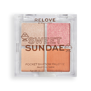 Relove by Revolution - Тени для век Pocket Palette Sweet Sundae2,9 г