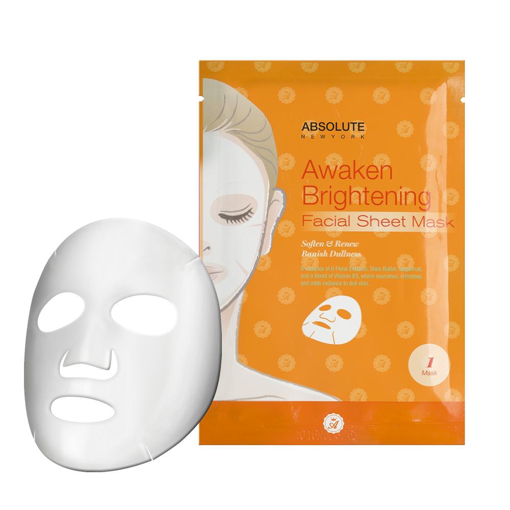 Absolute New York. Тканевая маска для лица Facial Mask Awaken ...