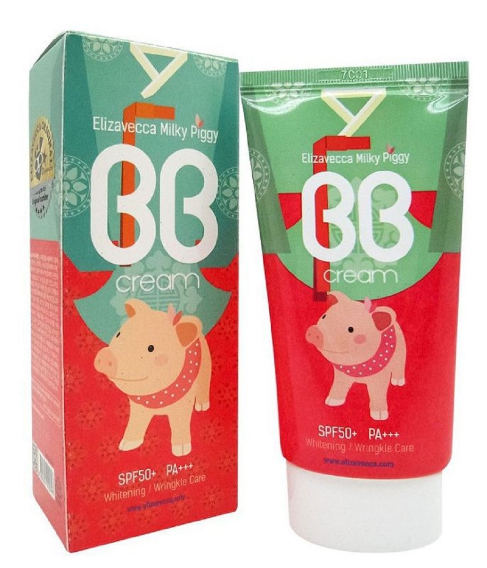 Elizavecca. Увлажняющий ББ-крем для лица Milky Piggy BB Cream SPF50 ...
