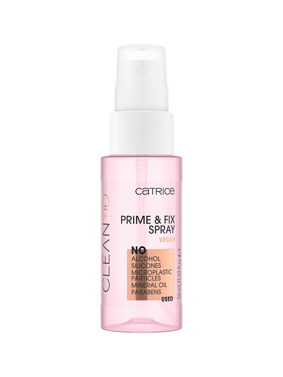 CATRICE. Спрей-фиксатор макияжа Clean ID Prime & Fix Spray, 50 ml ...
