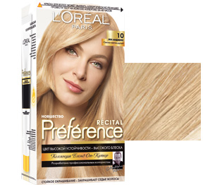 L' Oreal Paris. Preference краска для волос палитра от кутюр - 10 Лос ...