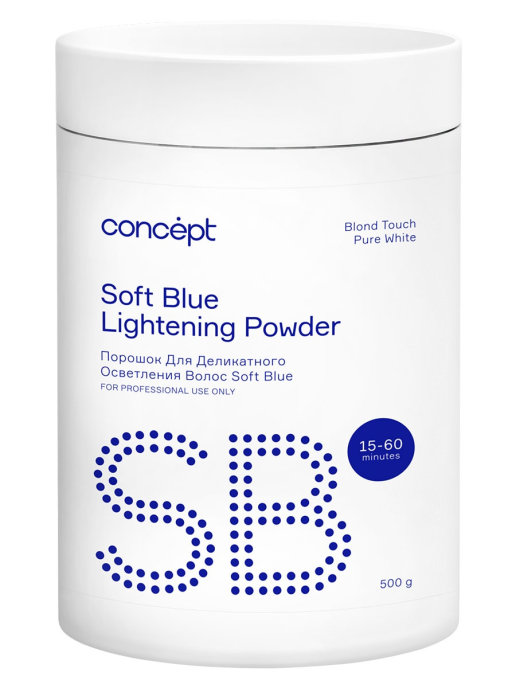 Concept. Порошок для осветления волос Blond Touch Soft Blue lightening ...