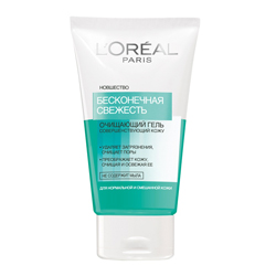 L' Oreal Paris. Очищающий гель для нормальной и смешанной кожи ...