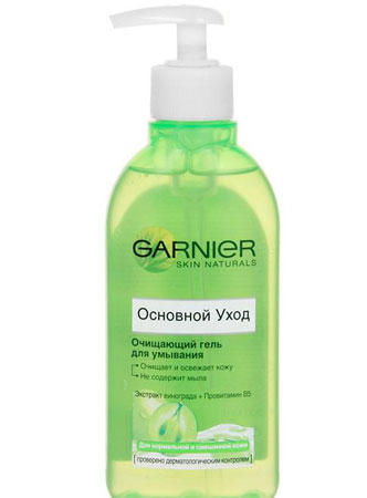Garnier. Гель-пенка для умывания глубоко очищающий Основной уход ...