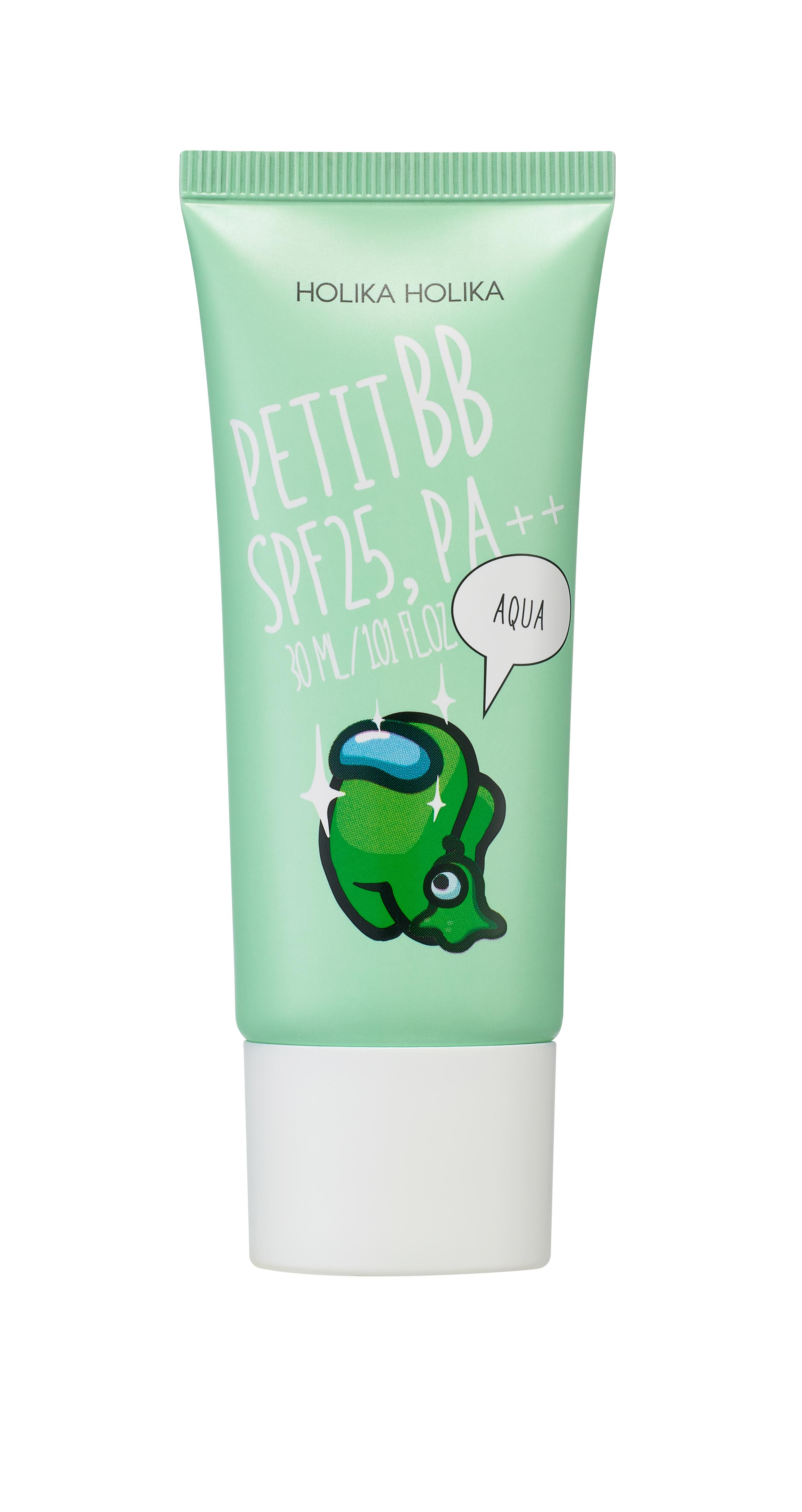 Holika Holika. ББ-крем для лица Among Us Aqua Petit BB SPF 25, аква, 30 ...