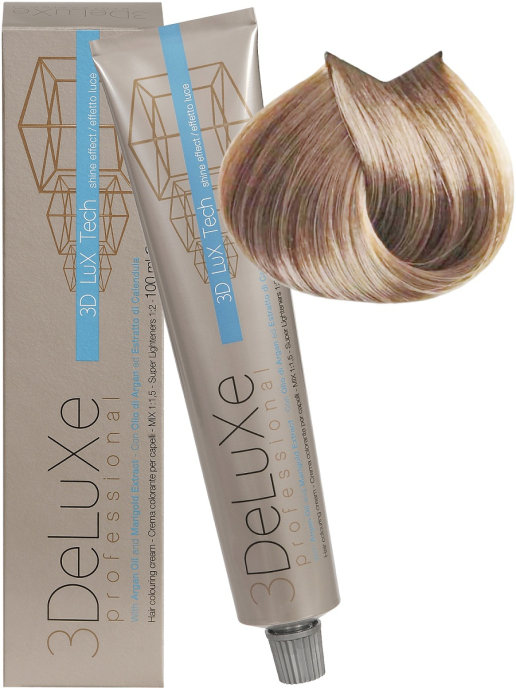 3Deluxe Professional. 12.16 Крем-краска для волос Топленые сливки, 100 ...
