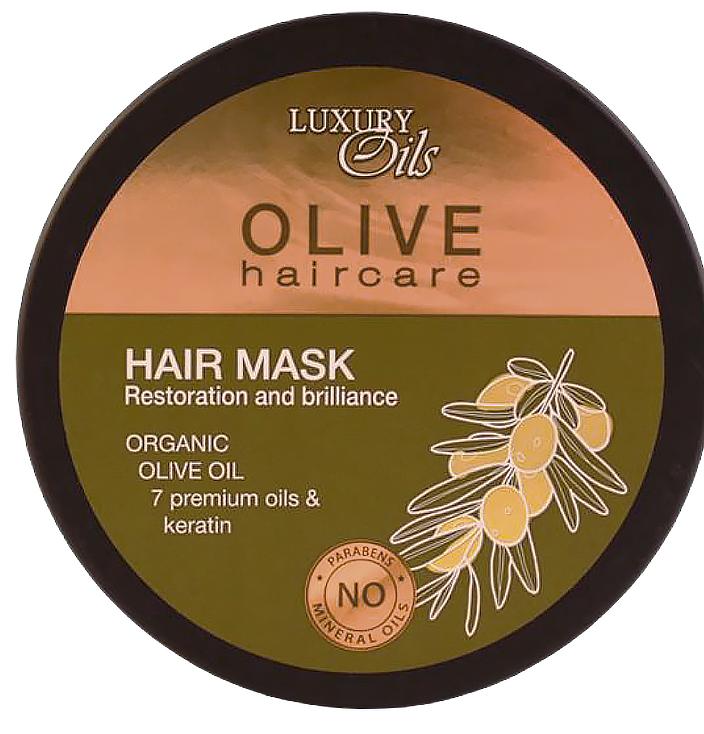 Luxury Oils. Маска для волос Olive Haircare "Восстановление и блеск" с ...