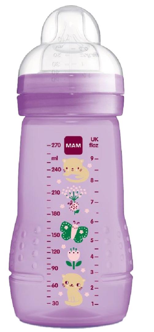 MAM. Easy Active Бутылочка для кормления 270 мл, фиолетовая, 2+ мес ...