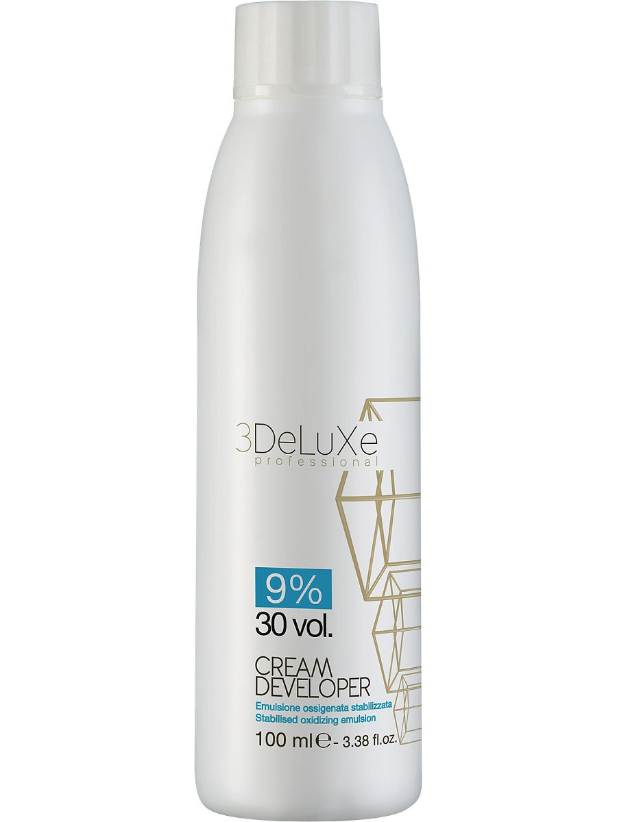 3DeLuxe Creme Developer 9 – Ton-in-Ton Entwickler Für Langanhaltende Haarfarbe
