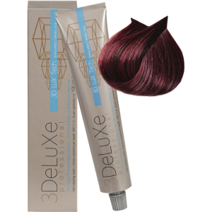 3Deluxe Professional - 6.62 Крем-краска для волос Темный блондин фиолетово-красный100 мл