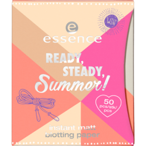 essence - ready, steady, summer! - матирующие салфетки для лица т.01
