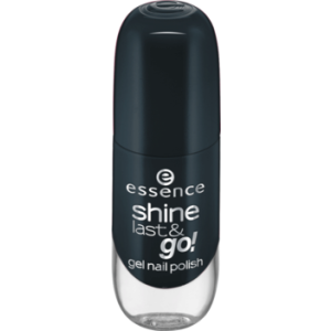 essence - Лак для ногтей Shine Last & Go!, 55 иссиня-черный