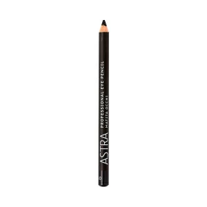 ASTRA Карандаш для глаз контурный Professional Eye Pencil, 01 черный, 1,1 г
