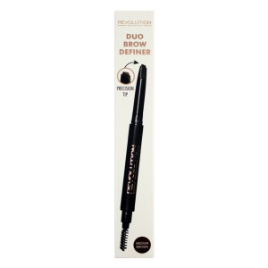 Revolution Makeup - Карандаш для бровей Duo Brow Pencil - Medium Brown
