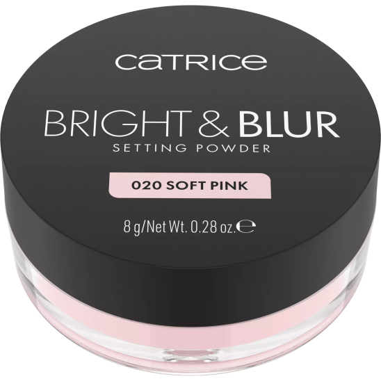 Пудра рассыпчатая Bright & Blur Setting Powder, 020 Soft Pink - 1