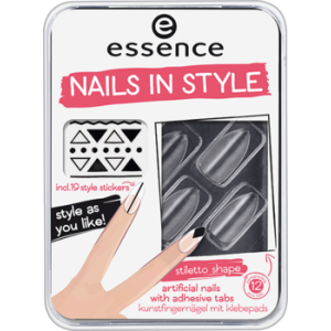 essence - Накладные ногти на клейкой основе Nails In Style с наклейками, 04
