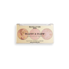 Румяна, бронзер и хайлайтер 3 в 1 Blush & Glow, Peach Glow