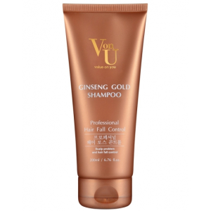 Von U - Шампунь для волос с экстрактом золотого женьшеня Ginseng Gold Shampoo - 200 мл