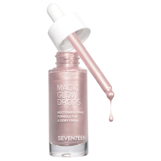 Жидкий хайлайтер Magic Glow Drops, 01 Сияющий розовый - 2