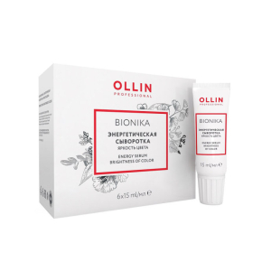 Ollin Professional - Энергетическая сыворотка для окрашенных волос Яркость цвета - 6х15мл