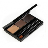 Набор теней для бровей, оттенок 02 темно-коричневый