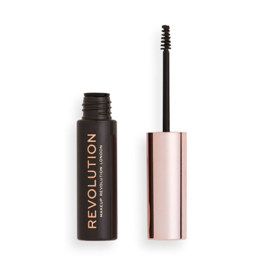 Гелевая тушь для бровей Brow Gel Dark Brown - 2