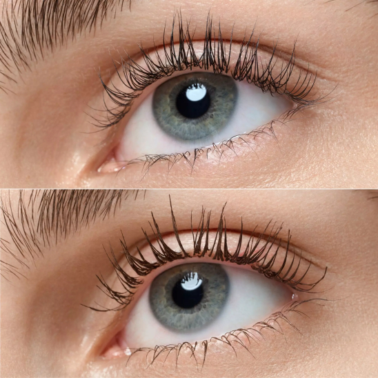 Тушь для ресниц объём и длина коричневая Hyper Lash Mascara, 020 Speedy Brown - 5