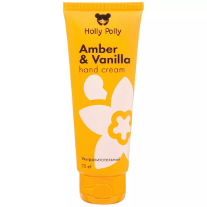 Holly Polly - Крем для рук Amber&Vanilla Ультрапитательный, 75 мл