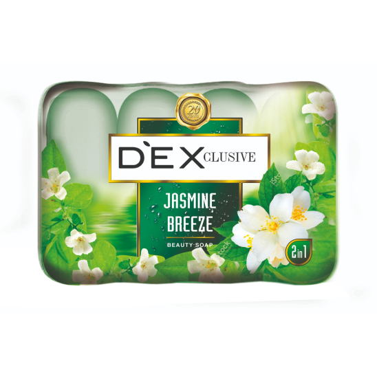 Двухцветное мыло Beauty Soap, Жасмин, 4*85 г - 1
