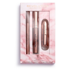 Makeup Revolution - Набор для макияжа губ Dana X Revolution Lipstick Kit