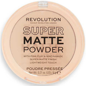 Makeup Revolution - Матирующая пудра для лица Super Matte Pressed Powder, Vanilla6 г
