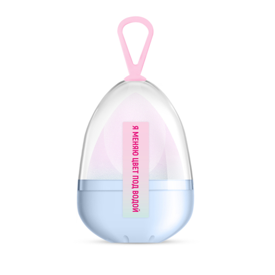 Косметический спонж для макияжа, меняющий цвет «Blue-pink» - 1