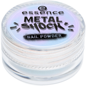 essence - Эффектная пудра для ногтей Metal Shock Nail Powder, 02 фиолетовый перламутр