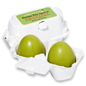 Holika Holika - Мыло-маска ручной работы с зеленым чаем Green Tea Egg Soap - 2х50 гр