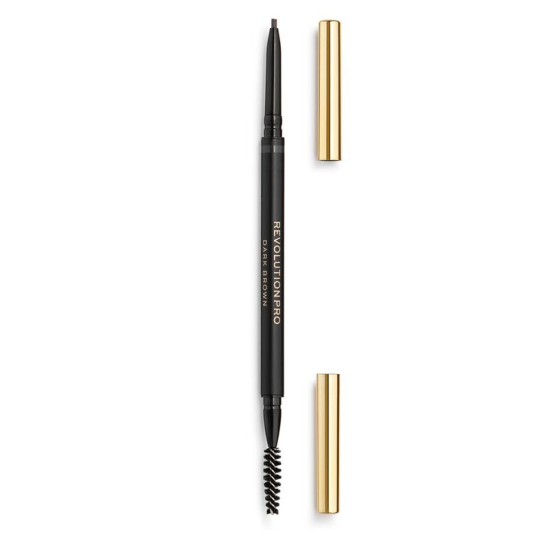 Контурный карандаш для бровей со щеточкой define and fill brow pencil - Dark Brown - 2
