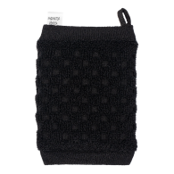 Мочалка рельефная брикет, черный