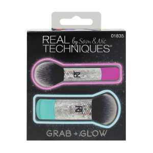 Real Techniques - Набор кистей для макияжа - Grab + Glow