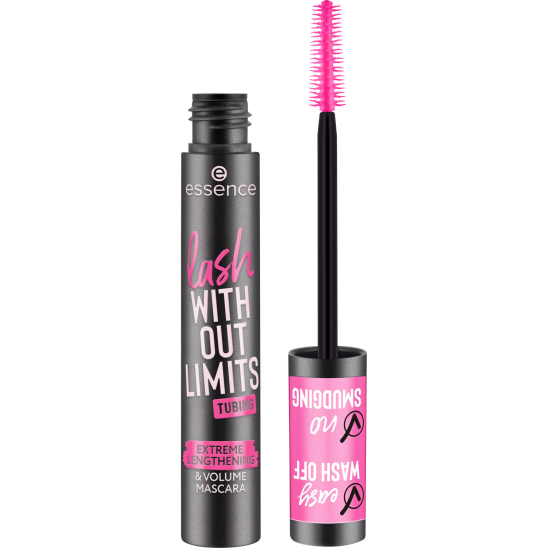 Тушь для ресниц объёмная с эффектом удлинения Lash Without Limits Tubing, 04 Black Tubing - 1