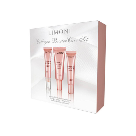 Collagen Booster Набор Care Set (Cream 25 мл+Eye Cream 15 мл+Ampoule 15 мл) - 1