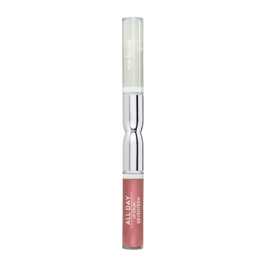 Жидкая стойкая помада-блеск All day lip color & top gloss, 85 Сливовый металлик - 1