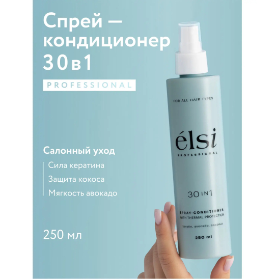 Несмываемый спрей-кондиционер 30в1 с термозащитой Leave-in Spray - 3