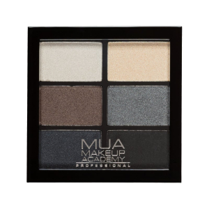 MUA Makeup Academy - Палетка теней для век 6 Pan Palettes, Smokey Shadows