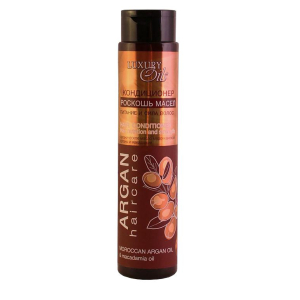 Luxury Oils - Кондиционер Argan Haircare Питание и сила волос с органическими маслами арганы и макадамии350 мл