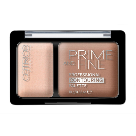 Пудра компактная, бронзер, хайлайтер - Prime And Fine Professional Contouring Palette - 010 Ashy Radiance - 1
